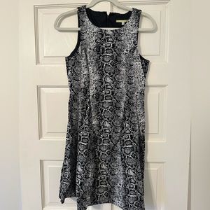 Gianni Bini Snakeskin A-Line Dress